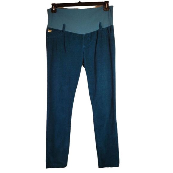 Neuf Maternity Corduroy Blue Pants (Size 8) - Picture 1 of 4